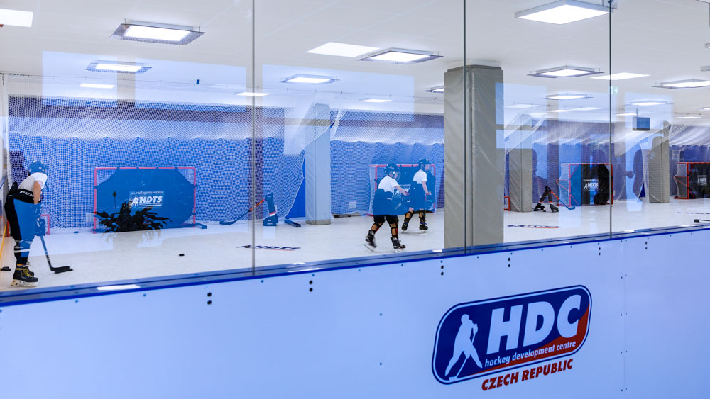 Demonstration hockey center HDC