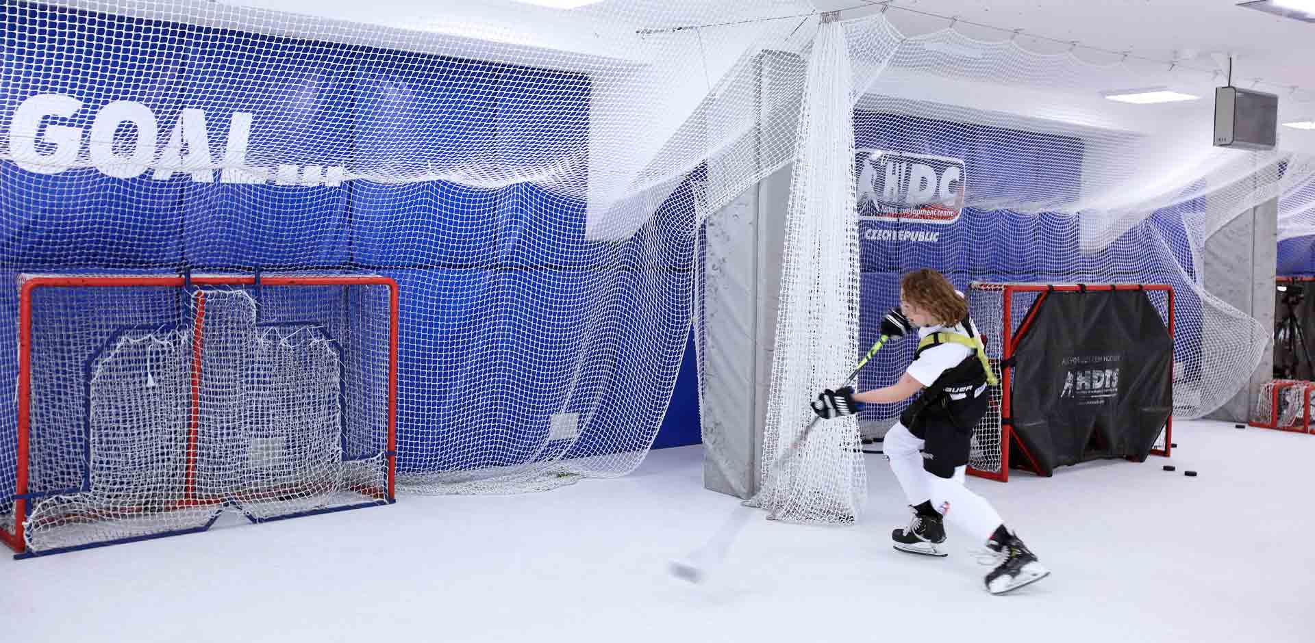 Hockey boards, nets