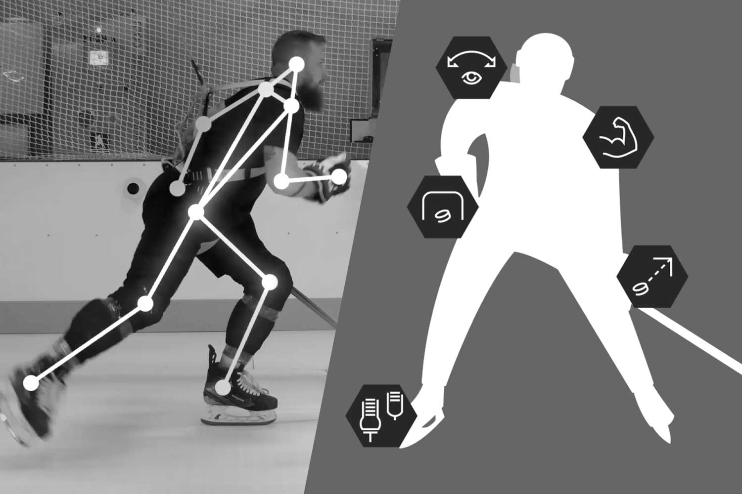 I Skating Analysis transactional skating and acceleration system for professional hockey player development